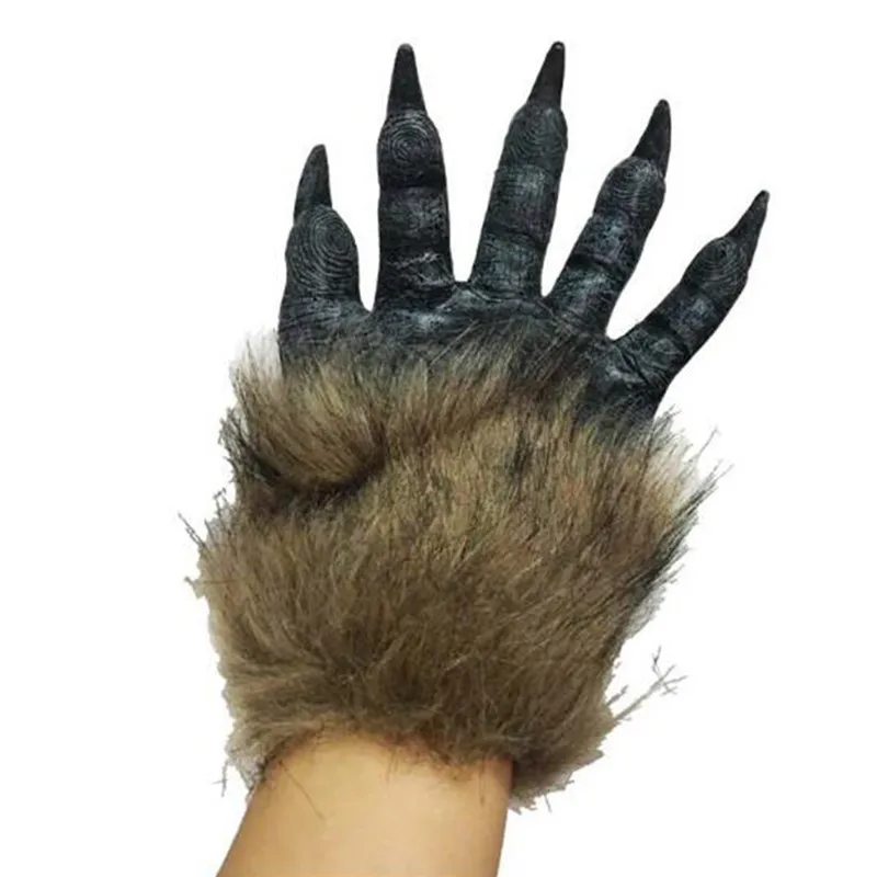 Хэллоуин поставляет террор волк коготь Прихватки для мангала вся Игрушка