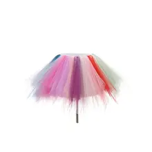 Для женщин белый плиссированная юбка-пачка мини летние сексуальные юбки тюль красочные сетки Вечерние танцевальные розовый элегантные дамы короткий подъюбник