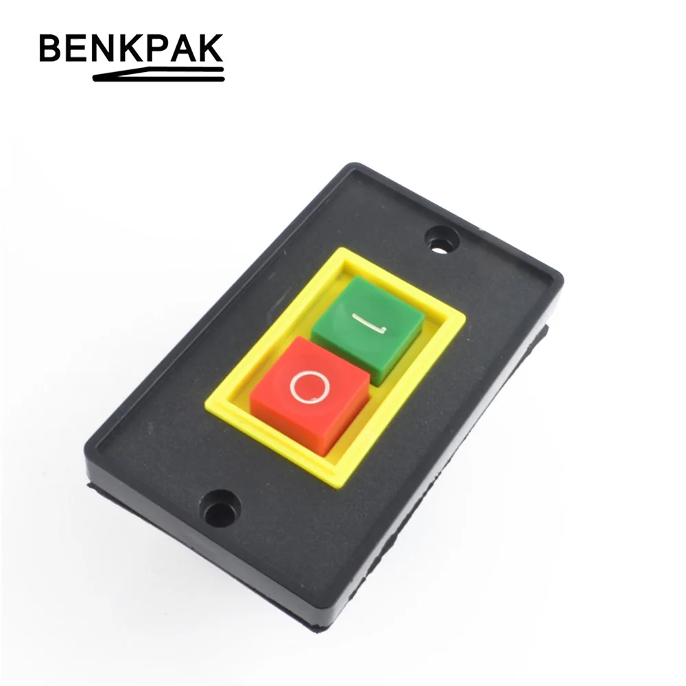 

1PC QCS1 On Off Start Stop Flush Mount Push Button Switch 2KW for Electric Tool AC380V