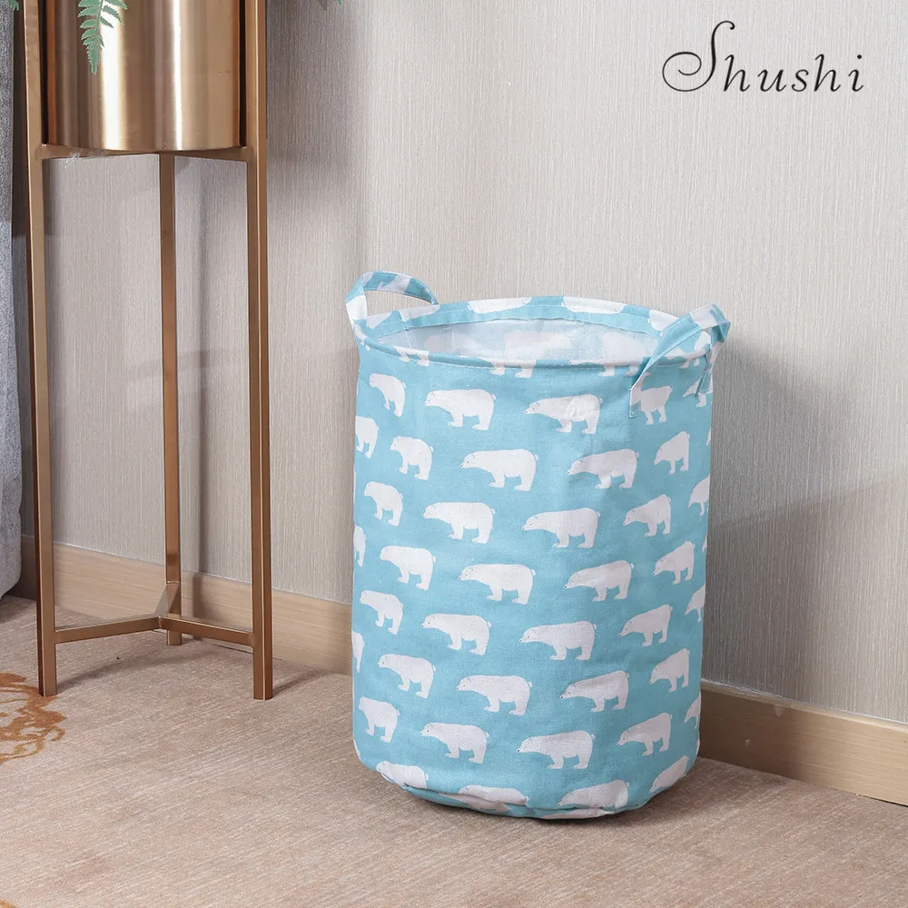 Aliexpress Hot Waterproof Dirty Clothes Storage Hot Waterproof Dirty Clothes Storage Baskets Barrel Toy Creative Basket Socks Home Bins Organizer Laundry