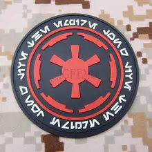 Цветной имперский Галактический имперский логотип военный боевой дух 3D ПВХ патч PB1582