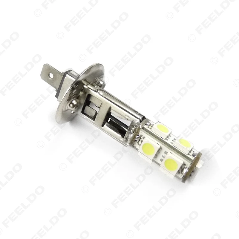 FEELDO 10 шт. автомобиль H1 5050 SMD 9 светодиодный Белый лампы Противотуманные фары луч света лампы# FD-1138