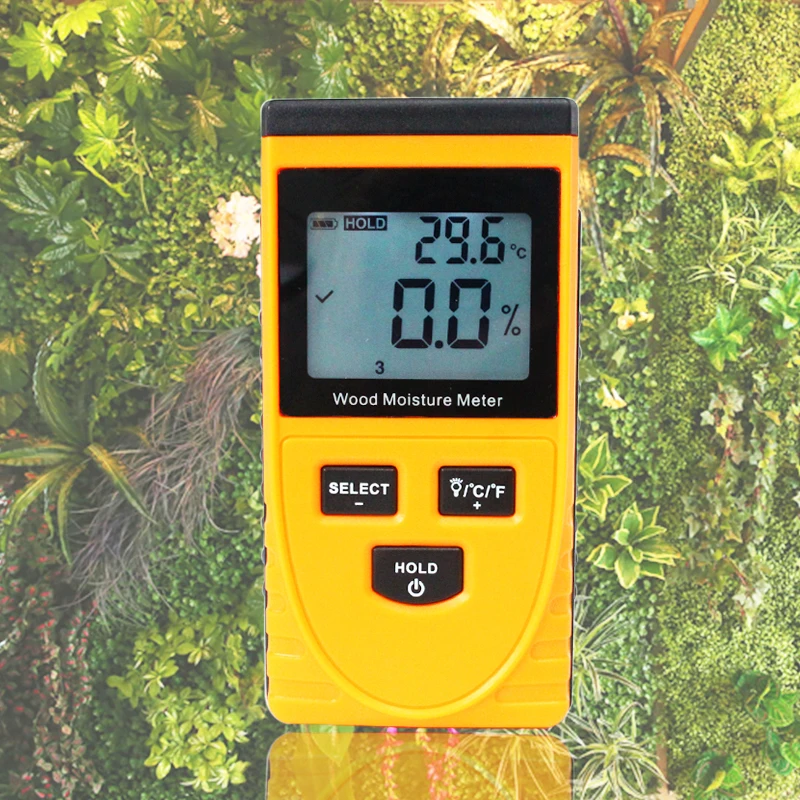 

GM630 Digital LCD Display Wood Moisture Meter Humidity Test Timber Humidity Inductance Measurement planten Tester