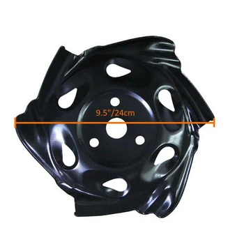 

Essential Carbon Steel Weed Grass Trimmer Head 9.5 inches 24cm Garden Power Tools Accessories Sharpener Power Lawn Mower Parts