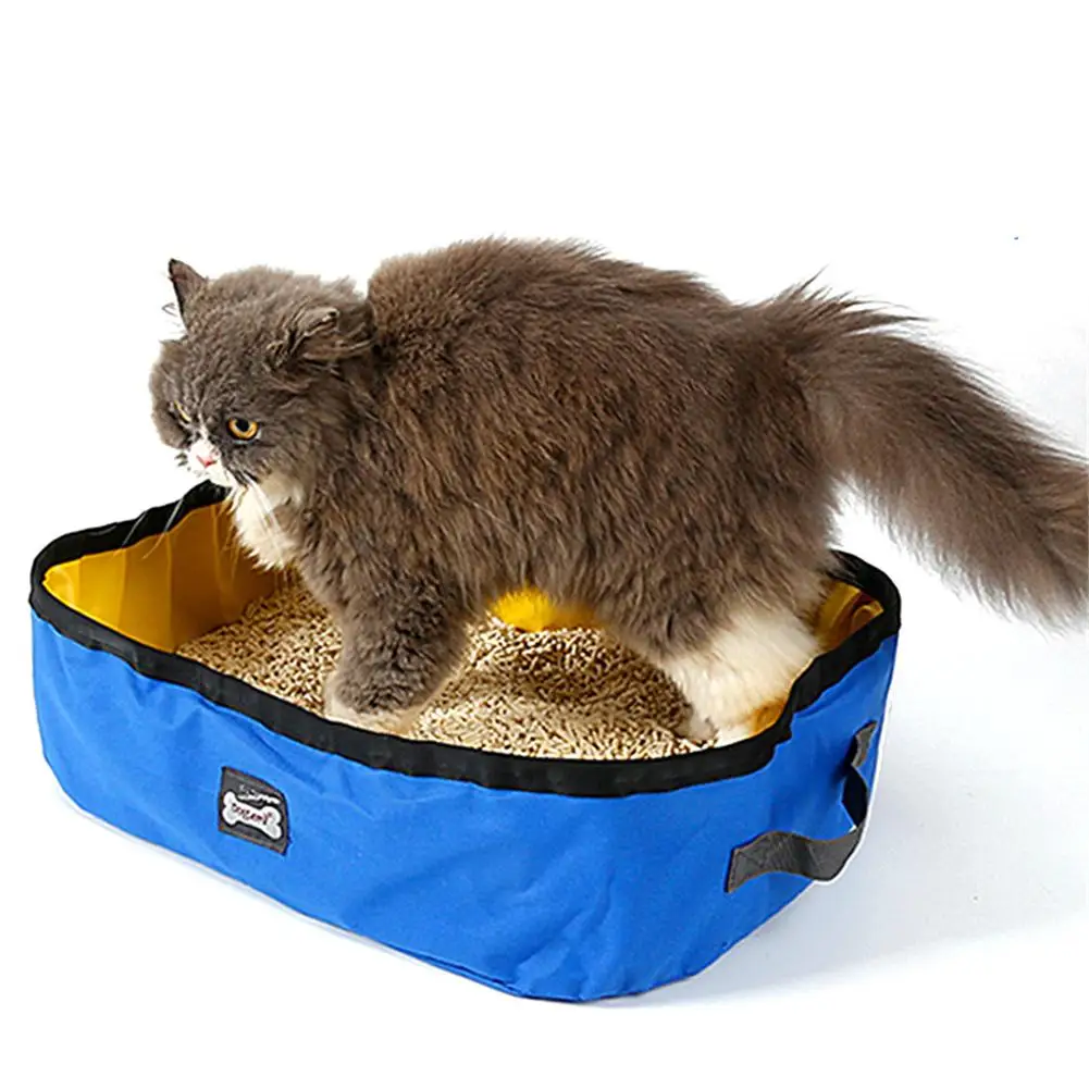 Buy Portable Cat Litter Box Cat Bedpans Outdoor Travel