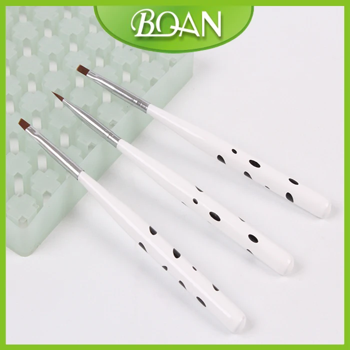 10 X 3 Pcs Soft Hair Nail Brush and Professional Pen Brush Nail Art