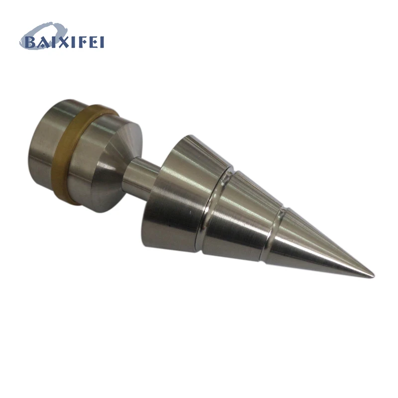 

2 Pcs D25mm Stainless Steel Curtain Rod Decorative Head Cone, Curtain Accessories Finials for Window Decoration
