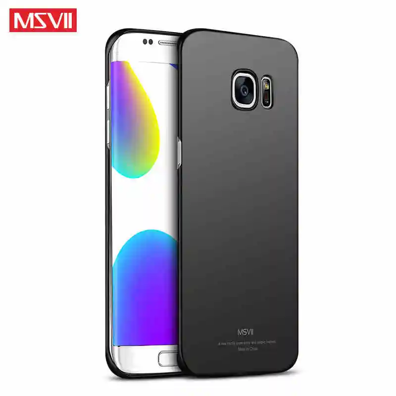 Чехол для Samsung Galaxy S6 Edge тонкий чехол Msvii с кольцом на палец S 6 держателем