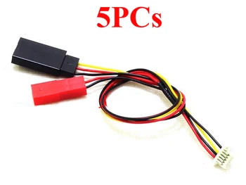 

5PCs 5.8G VTX Video Transmitter Signal Cable TS5823/TS5828 AV Wireless Power/Camera Connect Line w/ JR/JST Male plug