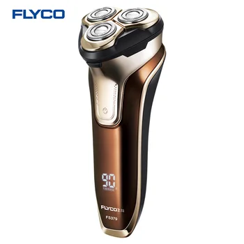 

Flyco 3D floating head Rechargeable Portable body washable Electric Shaver Led Light Fast Charge Triple Blade barbeador FS379