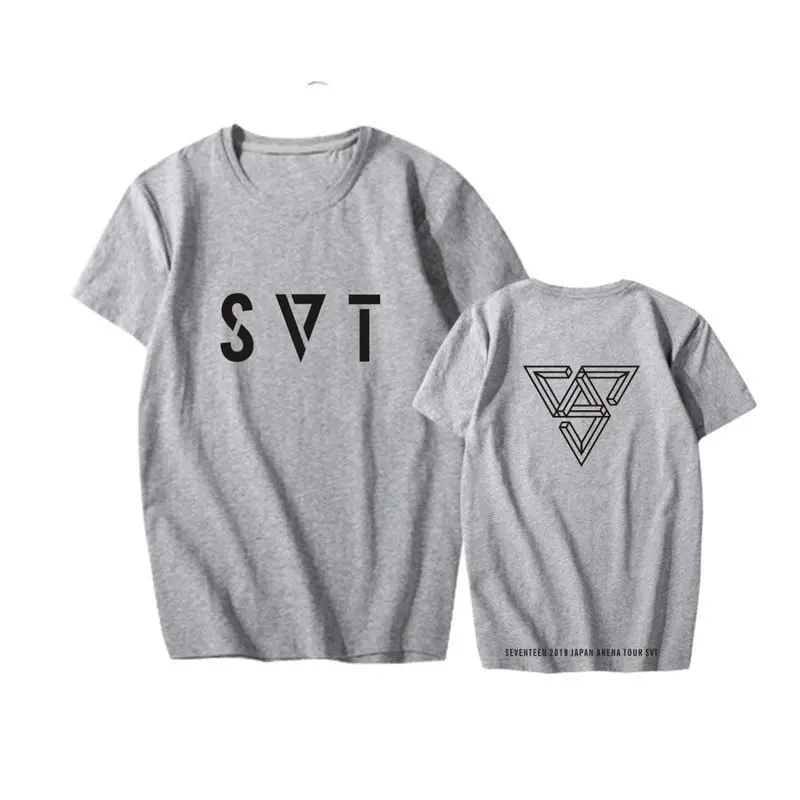 SEVENTEEN 17 Unisex T-shirt 2018 JAPAN ARENA SVT Concert men T shirt Casual Top short sleeve Tee KPOP (1)