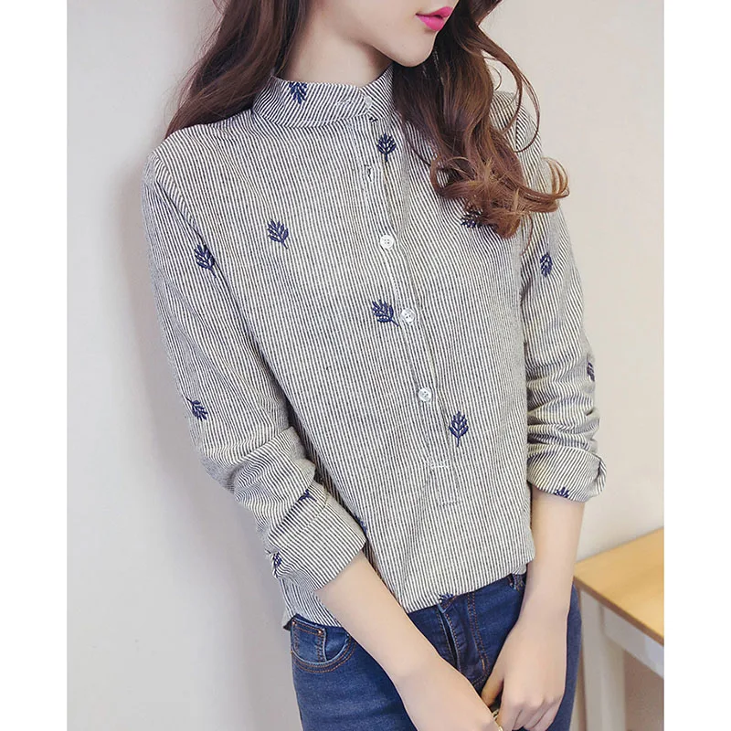 Blusas femininas 2019 e camisas de manga larga de las mujeres blusas de algodón camisa casual mujeres vetement femme plus tamaño ropa de mujer Blusas femininas 2019 e camisas de manga larga de las mujeres blusas de algodón camisa casual mujeres vetement femme plus tamaño ropa de mujer