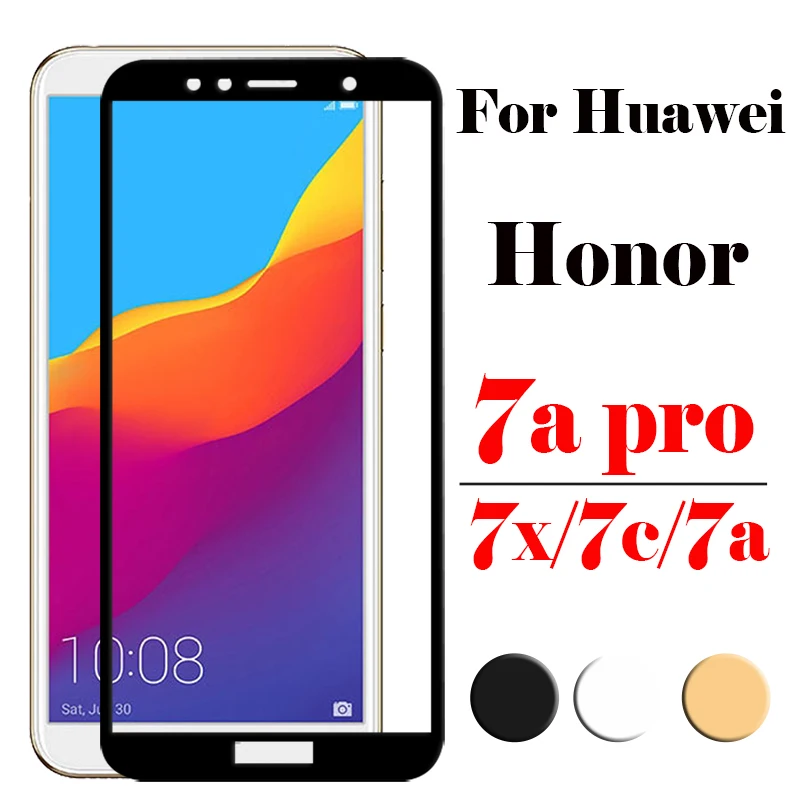 

glass for huawei honor 7 a pro protective safety 7x 7c x7 c7 a7 7a screenprotector tempered hono honer 9h 7 x c covers film glas