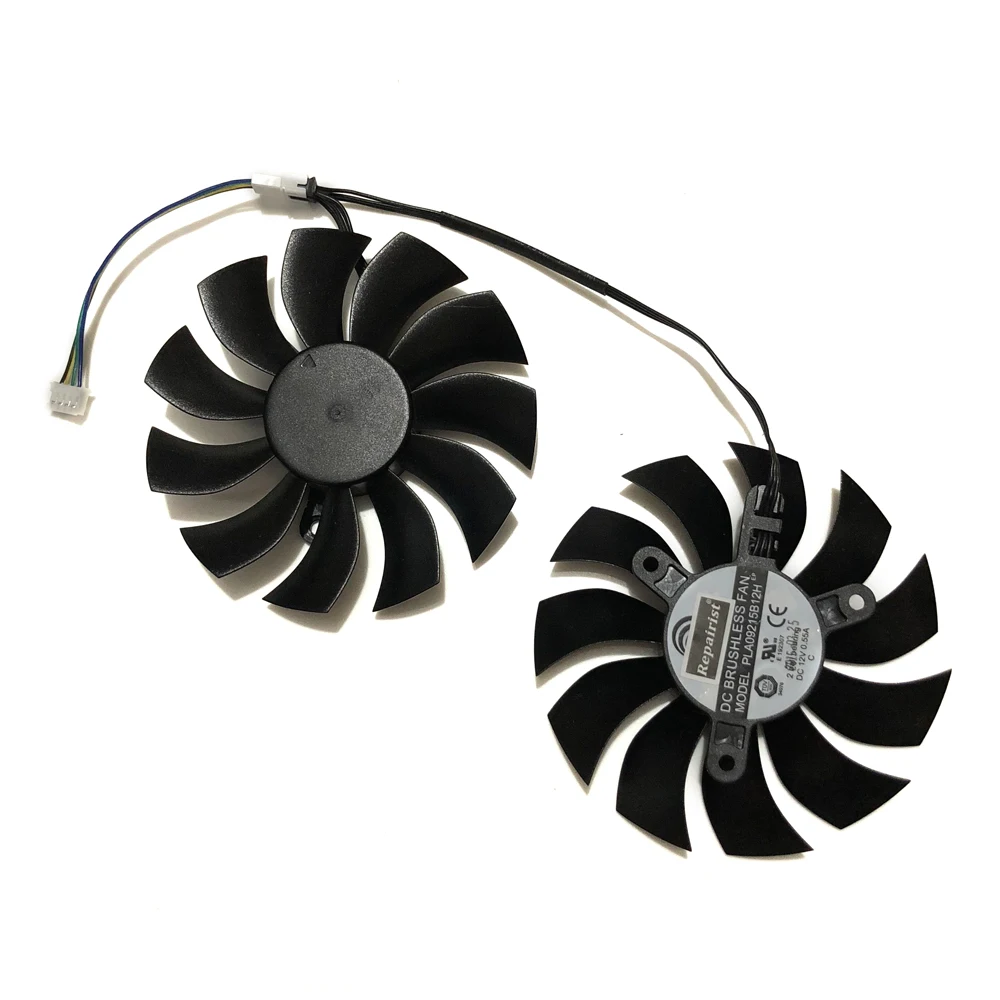 Кулер для видеокарты EVGA GTX980TI GTX950 ACX2.0 2 шт./компл. 4 контакта 85 мм GTX 980Ti 950 GPU VGA |
