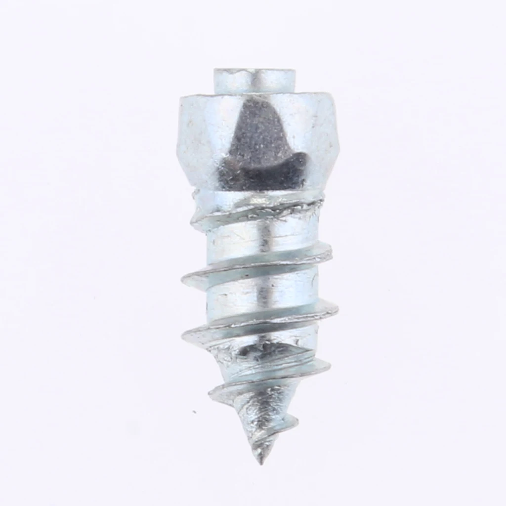 Set of 100 15mm Universal Stud Screw Car SUV ATV Anti-Slip Anti-ice Screw Wheel Tyre Spikes Trim JX6*6-H15