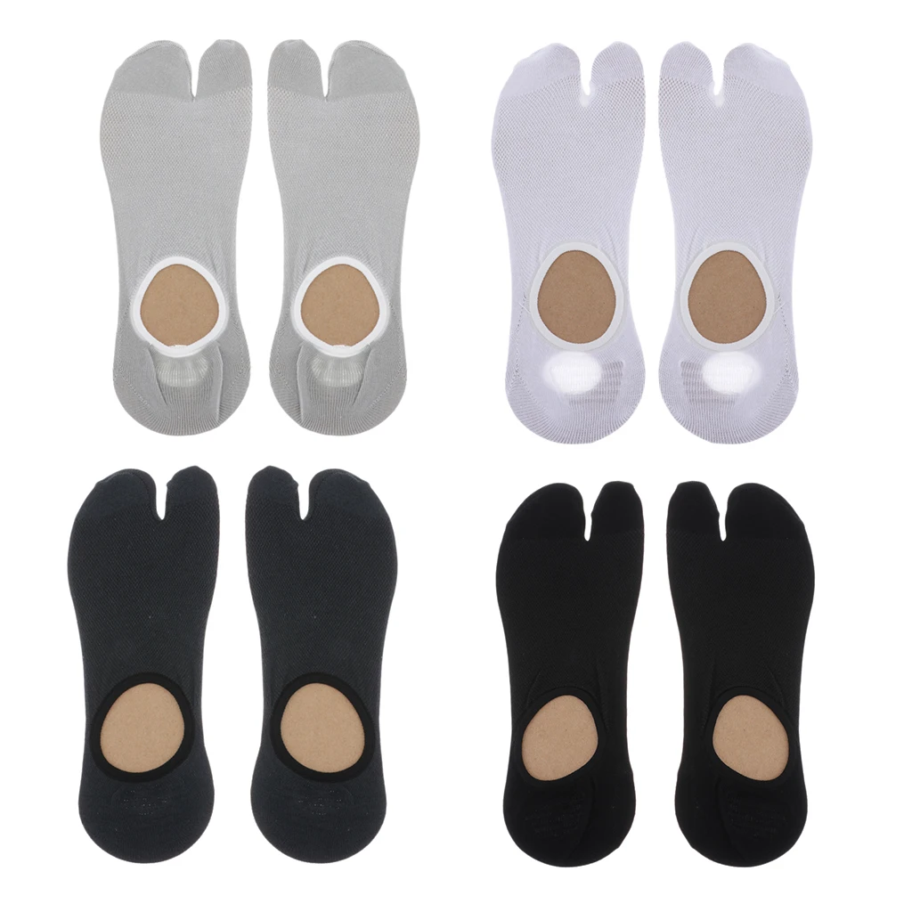 1 Pair Male Split 2 Toe Flip Flop Socks Tabi Socks Men Sports Anklets Socks Tabi Ninja Geta Socks