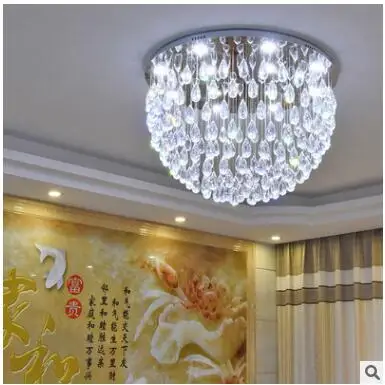 

Post-modern chandelier crystal lamp art round lamps dining hall lights living room Lamp Hotel balcony lighting