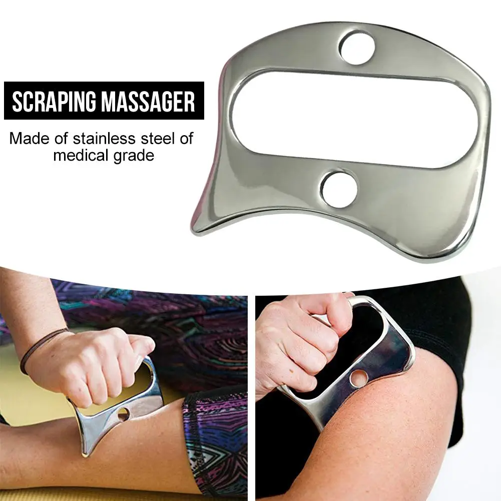

304 Stainless Steel Gua Sha Guasha Massager Tool Scraper Physical Therapy Loose Muscle Meridian Massage Machine SPA Board Tool