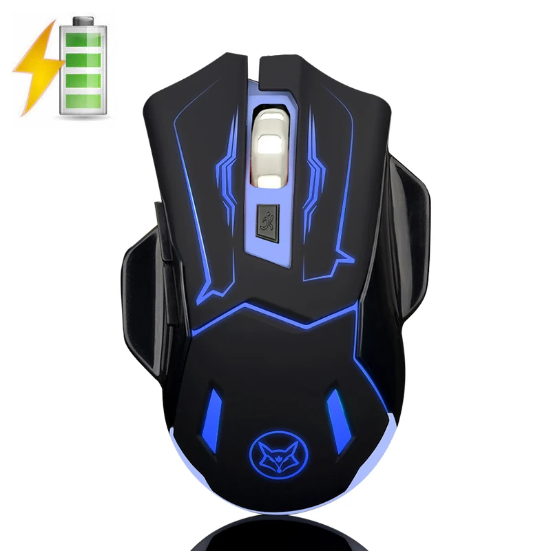 2.4GHz Wireless A8 Rechargeable Silent USB Optical Ergonomic Gamer Gaming Mouse