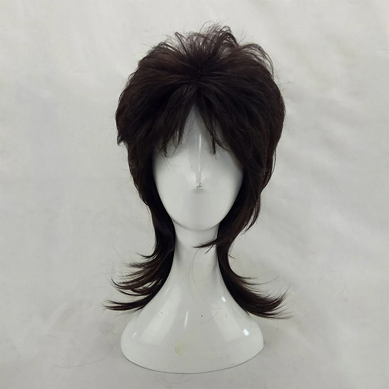 Crespo em Camadas Perucas de Fibra de Alta Hairjoy Masculino Peruca Cabelo Comprimento Médio Homem Cosplay Temperatura Sintética 7 Cores Disponíveis 7 China wig cosplay Suppliers
