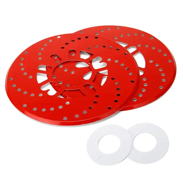 2Pcs Aluminum Alloy Automotive Wheel Disc Brake Cover For Car Modified