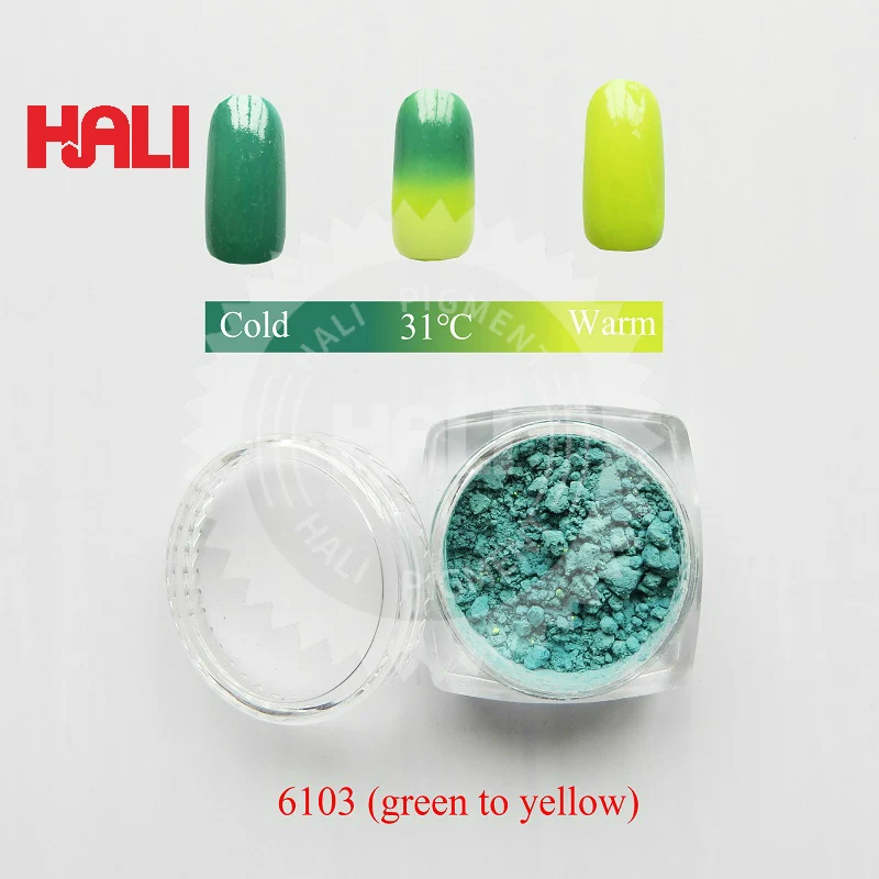 double color thermochromic pigment,temperature sensitive pigment,heat