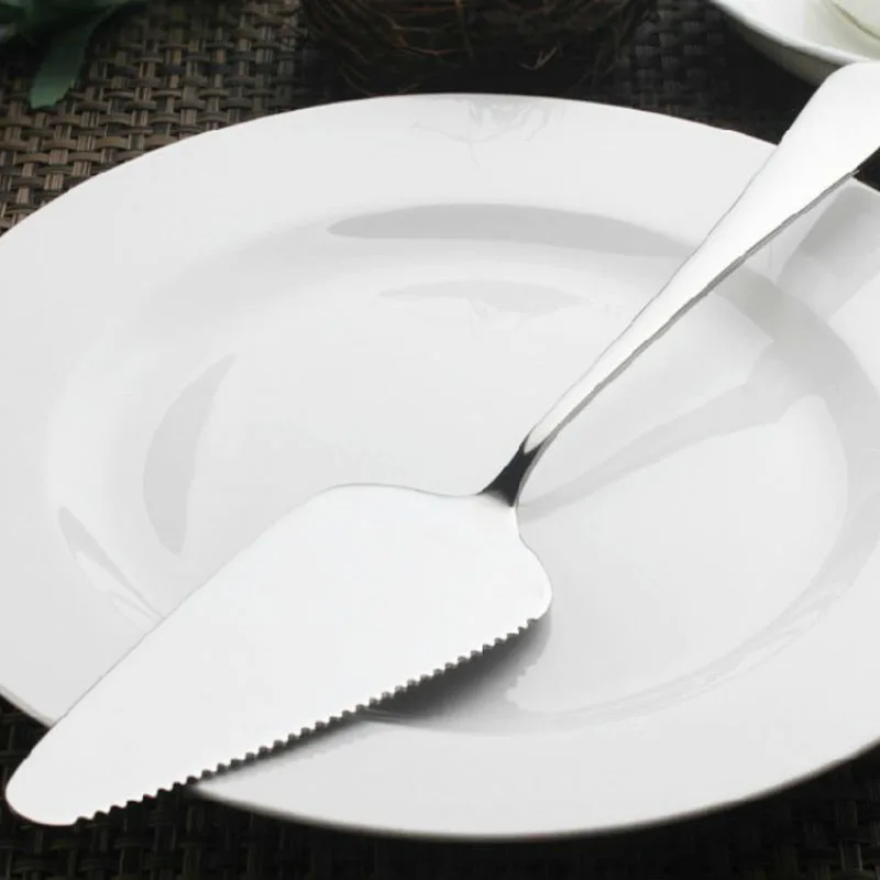 

9inch Stainless steel Cake Spatula Cutter Wedding Birthday Cake Shovel Pizza Cream Butter Cutter Lifter Kitchen Cutlery Silver