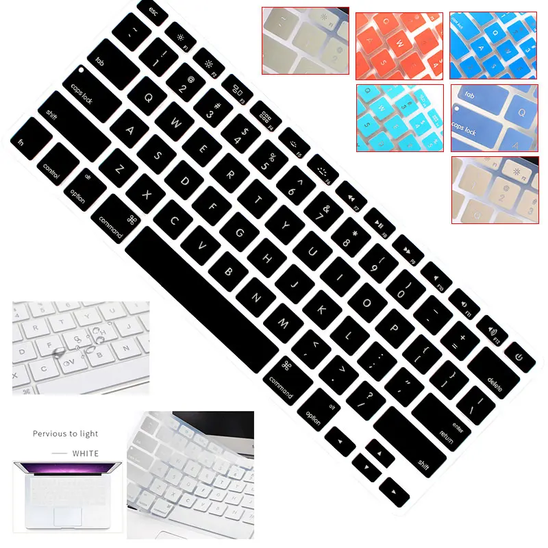 

2018 New Keyboard Cover nti-Scratch Waterproof Non-Slip for Macbook 12" Laptop U.S. Edition