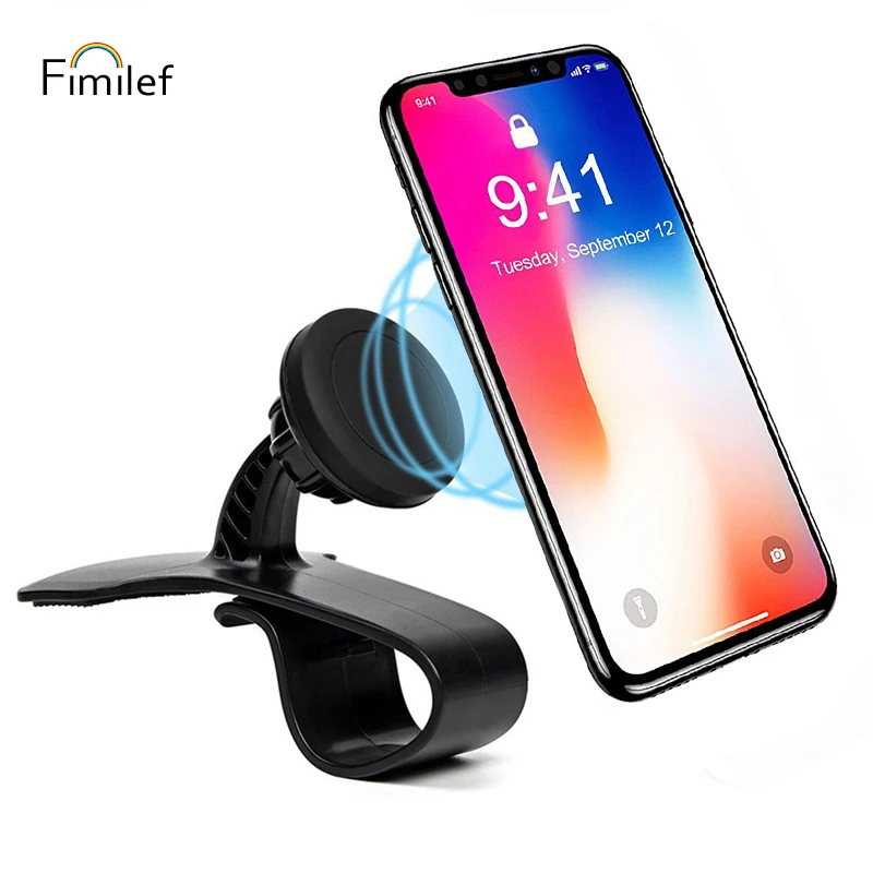 

Fimilef Universal Magnetic Phone Holder Rotatable HUD Dashboard Mount Magnet Car Holder Cell Phone Stand for iphone Safe Driving