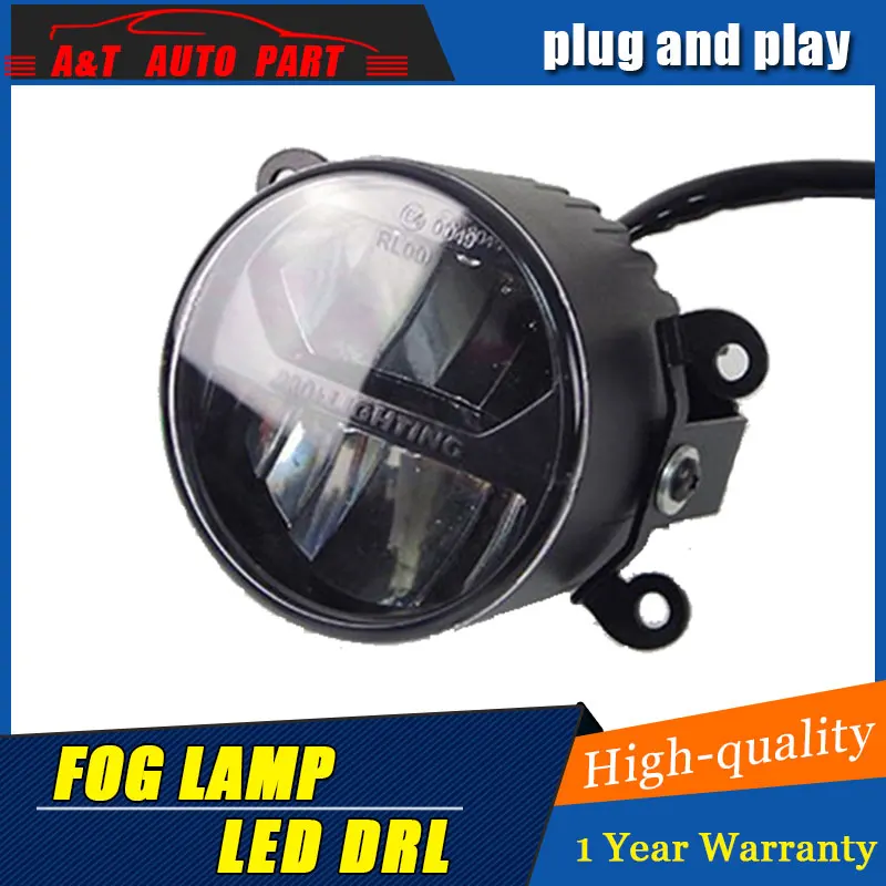 

Car Styling LED Fog Lamp for C Max DRL Emark Certificate Fog Light High Low Beam white led Projector 2 function