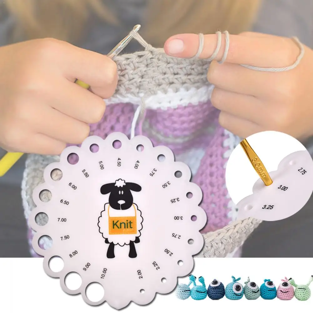 

Sheep Pattern Circular Needle Measuring Device Sweater Needle Measuring Ruler
