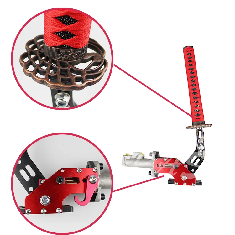 RASTP-универсальные наклейки на автомобиль гидравлический ручной тормоз самурайский меч ручной тормоз дрейф гидравлический ручной тормоз RS-HB915