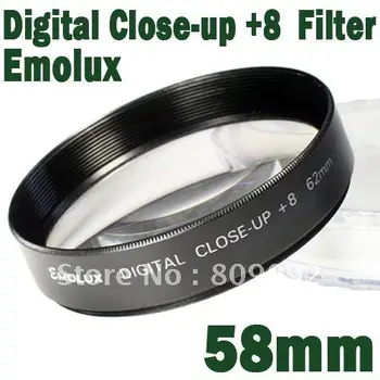 

EMOLUX 58mm +8 Close-Up Camera Effect Optical Glass Lens Filter