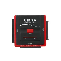 Usb 3,0 на Sata/Ide адаптер для жесткого диска конвертер адаптер для универсального 2,5/3,5 Hdd/Ssd жесткого диска с блоком питания (Au Pl
