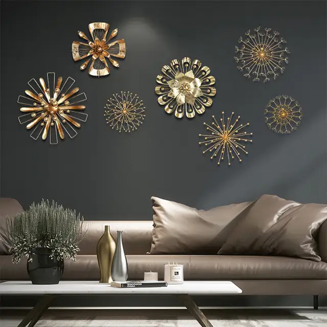Us 23 12 Modern Blossom Abstract Artificial Metal Wall Art Home Decor Iron Gold Sticker Wallpaper Kids Room Deco In Us 23 12 Modern Blossom Abstract Artificial Metal Wall Art Home Decor Iron Gold Sticker Wallpaper Kids Room Deco In