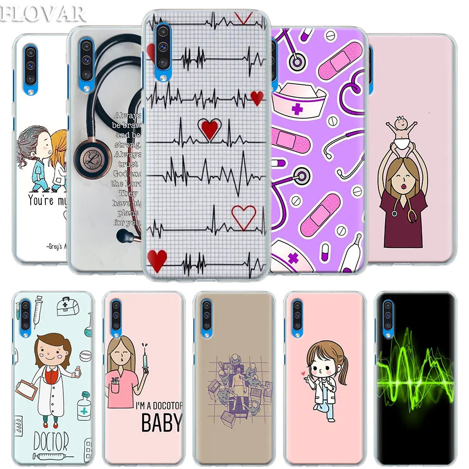 

Nurse Medical Medicine Case Cover for Samsung Galaxy A30 A40 A50 A70 A6 A8 Plus A7 A9 2018 M30 Phone Case Coque