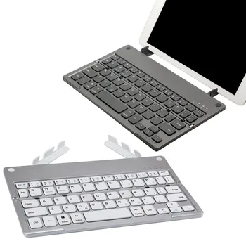 

Elisona Foldable Rechargeable Wireless Bluetooth Keyboard Key Board Keypad for Windows Android IOS Tablet Mobile Phone