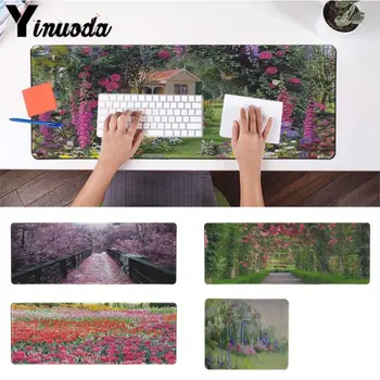 

Yinuoda flowers garden Cherry Blossom Tree gamer play mats Mousepad Size for 30x90cm and 40x90cm Gaming Mousepads