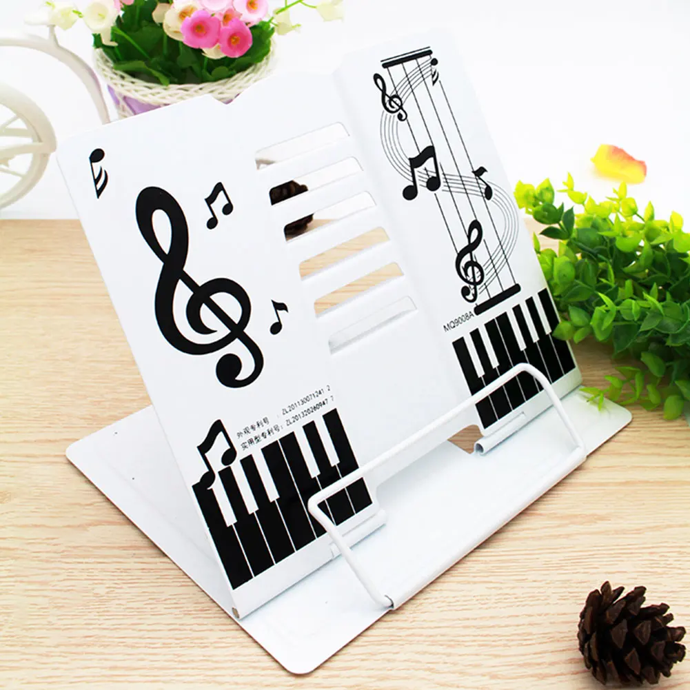 

Stable Adjustable School Book Stand Reading Rest Office Anti-slip Bookends Folding Metal Multifunctional Portable For Home