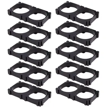

10pcs/lot 32650 2x Battery Holder Bracket Cell Safety Anti Vibration Plastic Brackets for 32650 Batteries Storage Box