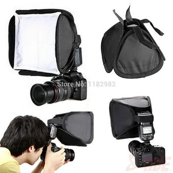

Flash Reflector Softbox Diffuser Soft Box Photo Diffuser Soft Light Box Black Bag for Canon Nikon Sony Camera 600EX/580EXII/430E