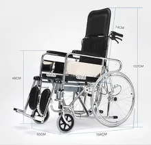 Lightweight portable manual wheelchair for disabled people