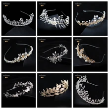 TOPQUEEN Элегантное свадебное украшение для волос аксессуары для невесты свадебная тиара украшение для прически невесты тиара новая коллекция моды