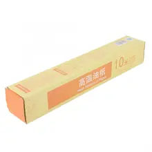 10 м прочная силиконовая бумага для барбекю, выпечка, гриль, курица, обертка, бумажная сковорода, лайнер, лист, сделай сам, пищевая, для барбекю