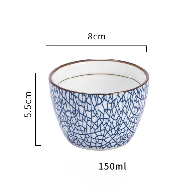 NIMITIME керамическая Высококачественная рисовая ложка и миски большая миска для супа-лапши посуда для ужина - Цвет: Tea Cup