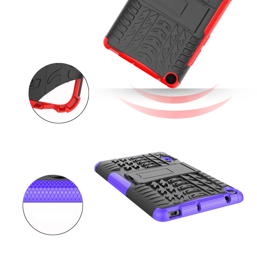 High Duty Coque for Huawei Mediapad T3 7'' Case WiFi BG2-W09 Silicon Shockproof for Huawei T3 7 inch Stand Cover (5)