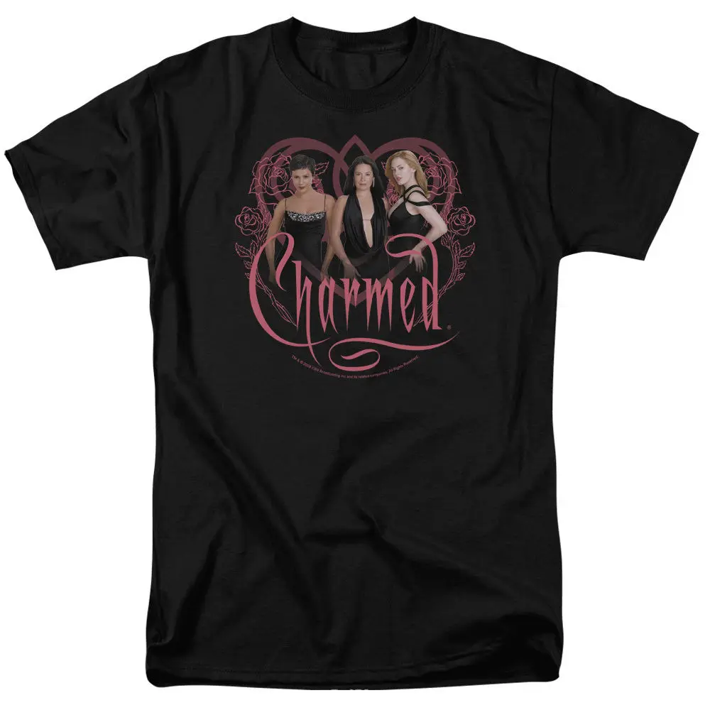 

Charmed TV Show Cast CHARMED GIRLS Licensed Adult T-Shirt All Sizesprinting short sleeve