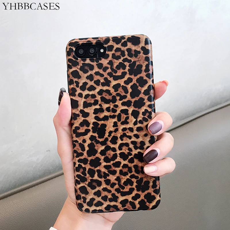 YHBBCASES ретро сексуальные леопардовые мягкие чехлы для Huawei P30 P20 Pro Honor 9 V20 Модный