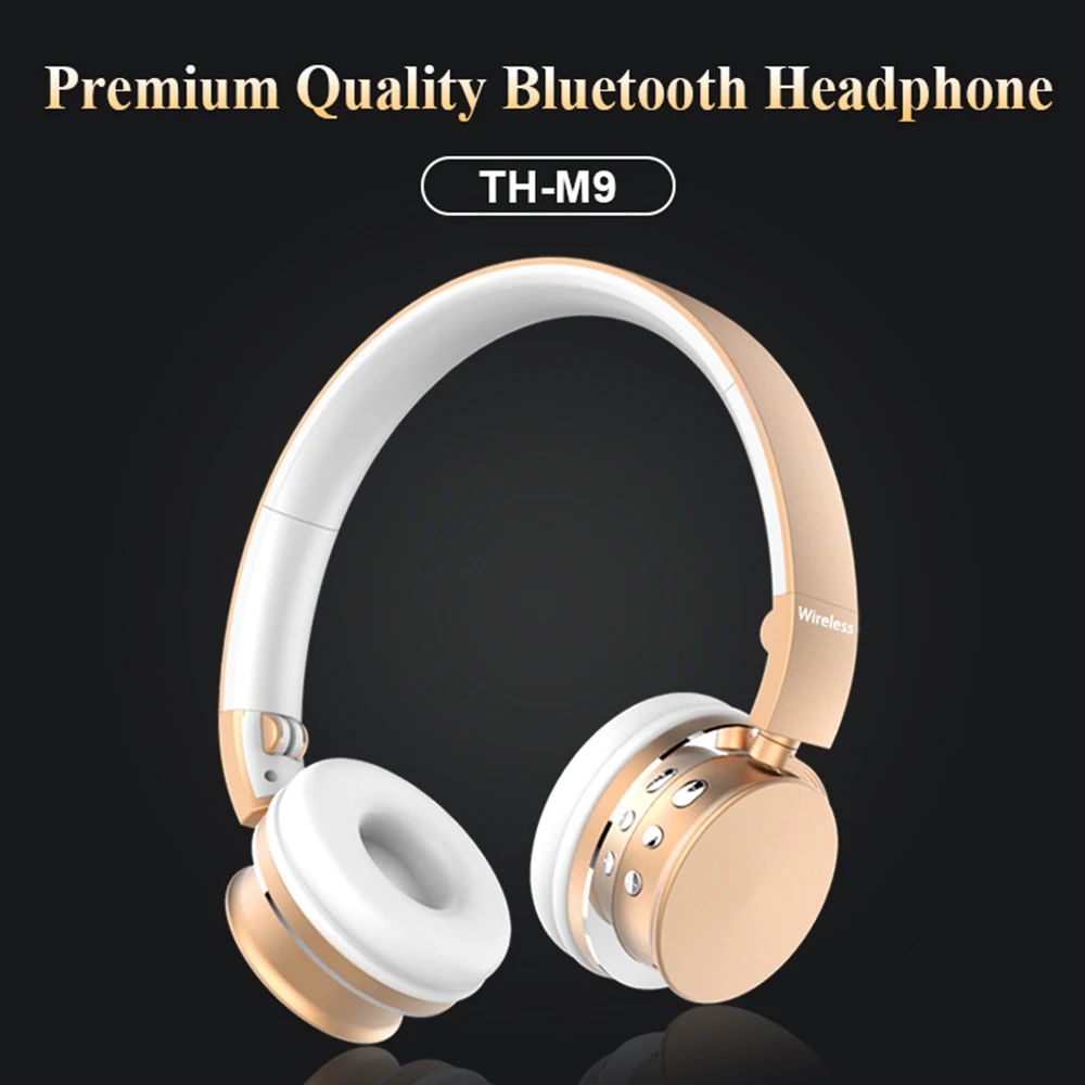 Excelvan TH-M9 Business Wireless Sport Headphones Bluetooth Headset Stereo Sound Earphone with Mic Support Hands-free for iphone