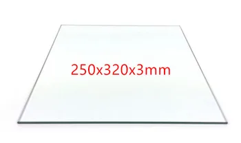 

3D printer accessory BOROSILICATE GLASS 250x320x 3mm for the mendelmax 1.5 2 3